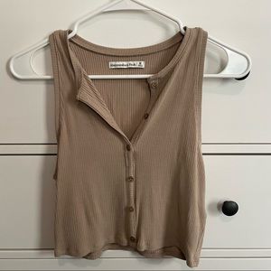 Abercrombie Button Up Tank